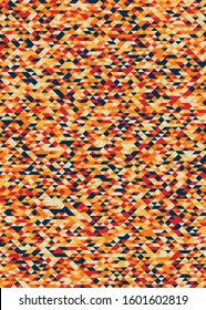 Pattern with random colored Diamonds Generative Art background illustration