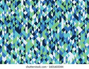 Pattern with random colored Diamonds Generative Art background illustration
