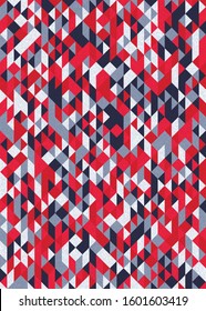 Pattern with random colored Diamonds Generative Art background illustration