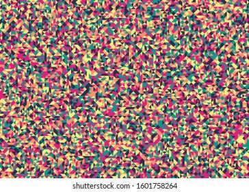 Pattern with random colored Diamonds Generative Art background illustration