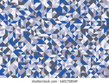 Pattern with random colored Diamonds Generative Art background illustration