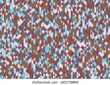 Pattern with random colored Diamonds Generative Art background illustration