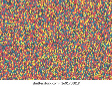 Pattern with random colored Diamonds Generative Art background illustration