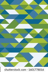 Pattern with random colored Diamonds Generative Art background illustration