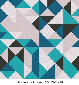 Pattern with random colored Diamonds Generative Art background illustration