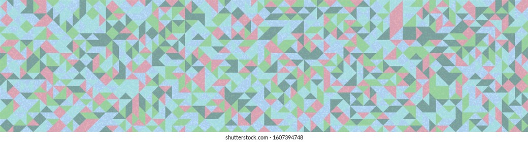 Pattern with random colored Diamonds Generative Art background illustration