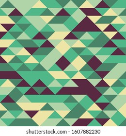 Pattern with random colored Diamonds Generative Art background illustration