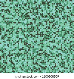 Pattern with random colored quarter circles Generative Art background illustration