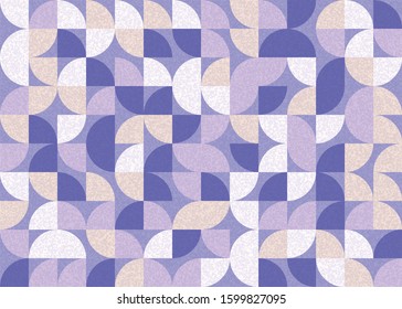 Pattern with random colored triangles Generative Art background illustration