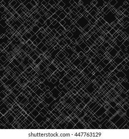 Pattern and random intersecting squares  Abstract geometric texture 