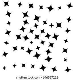 Pattern with random shapes. Abstract geometric illustration