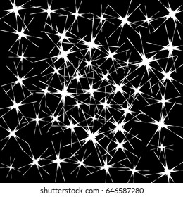 Pattern with random shapes. Abstract geometric illustration