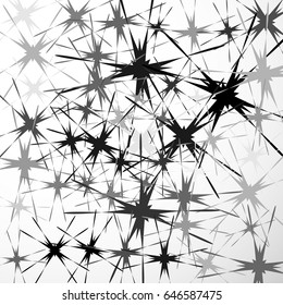 Pattern with random shapes. Abstract geometric illustration