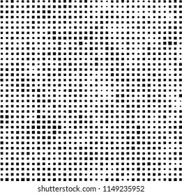 Pattern of randomly placed black squares on white background