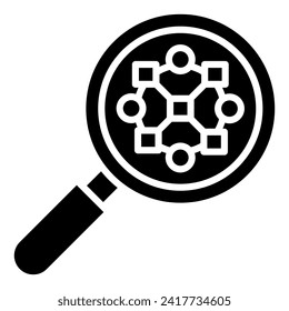 Pattern Recognition icon line vector illustration