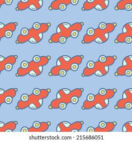 Pattern with red cars