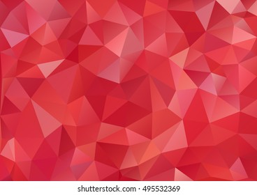 Pattern red color geometric style.
