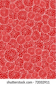 pattern with red flowers