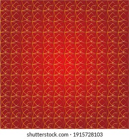 pattern with red and gold ornaments, seamless pattern with lines gold and red background, vector, illustration