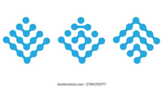 Padrão de metabólitos vermelhos . Formas geométricas modernas de gotas conectadas a líquidos. Padrões simples. Movimento pontual. Bolhas de morfagem. Transição metabólica.