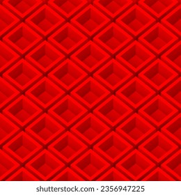 A pattern of red squares arranged diagonally.
