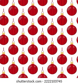 pattern of red striped christmas colored balloons with ribbon for festive packaging