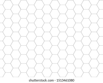 Pattern with Repeat hexagon grid cells on white background.