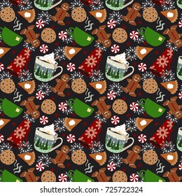 Pattern Repeat Holiday Christmas Treats 