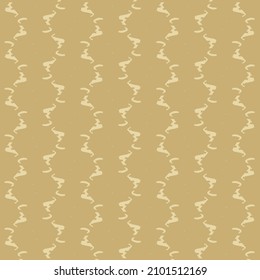 Pattern with restless waves, made of some effects. Wallpaper design in beige tones.