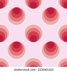 Pattern in retro style of the seventies. Pattern in retro abstract style. Vector pattern. Abstract retro background. Seventies.