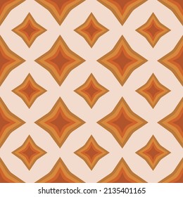 Pattern in retro style of the seventies. Pattern in retro abstract style. Vector pattern. Abstract retro background. Seventies.