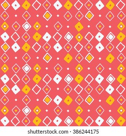 Pattern with rhombus. Geometric pattern with monochrome rhombus.