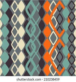 pattern of rhombuses