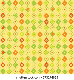 Pattern with rhomub. Geometric pattern with monochrome rhombus.