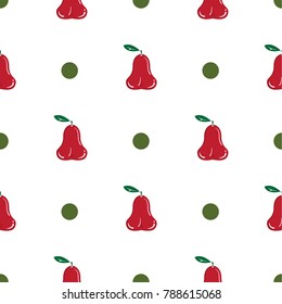 pattern rose apple graphic