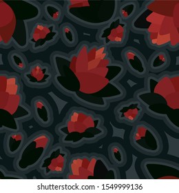 pattern of rose vector flower