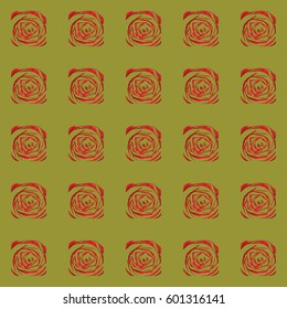 pattern roses  in raster