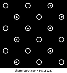 Pattern rounds. Monochrome minimal, geometric. Can be used as wrapping paper or texture for clothes.
