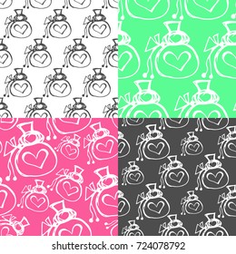 pattern sack doodle vector
