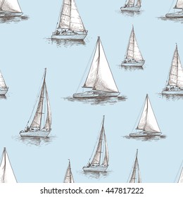 pattern of the sailboats