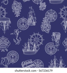 Pattern sailing boat