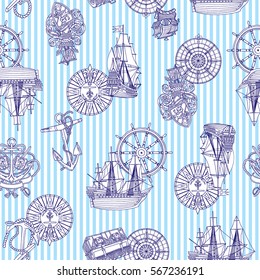 Pattern sailing boat