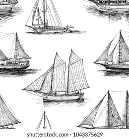 Pattern of the sailings ships