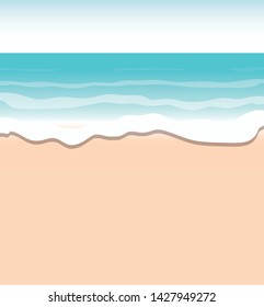 pattern of sand and sea isolated icon