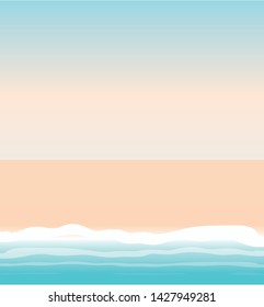 pattern of sand and sea isolated icon