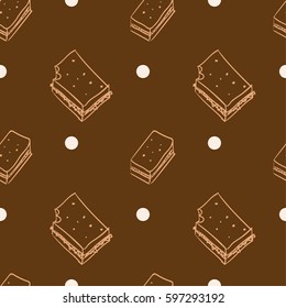 pattern sandwich cartoon drawing graphic  design illustrate objects 