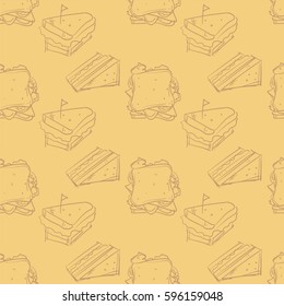 pattern sandwich graphic  design illustrate objects