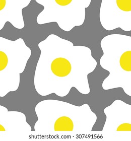 Pattern with scrambled eggs.