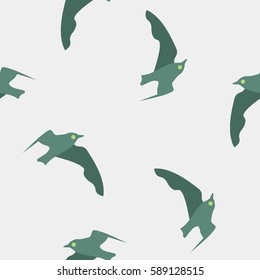 pattern of seagulls