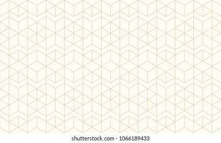 Pattern seamless abstract  background gold luxury color and line. Geometric line vector.